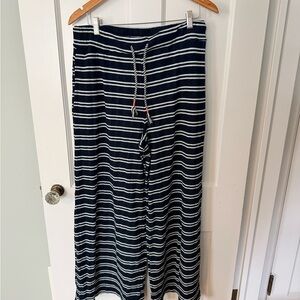 Sundry Navy Striped Pants knit pants XL